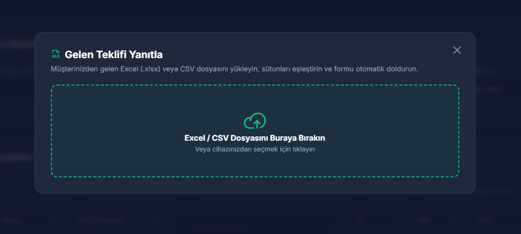 Excel Aktarımı